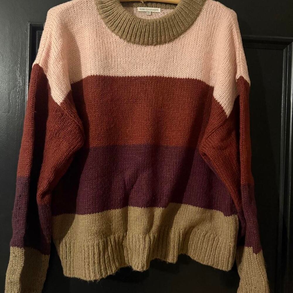 Rebecca minkoff oversized colorblock knit